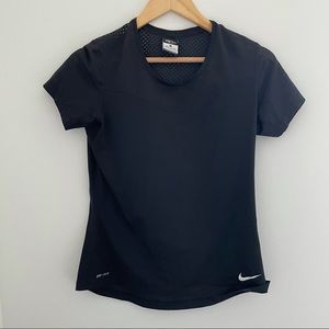 Nike black workout top